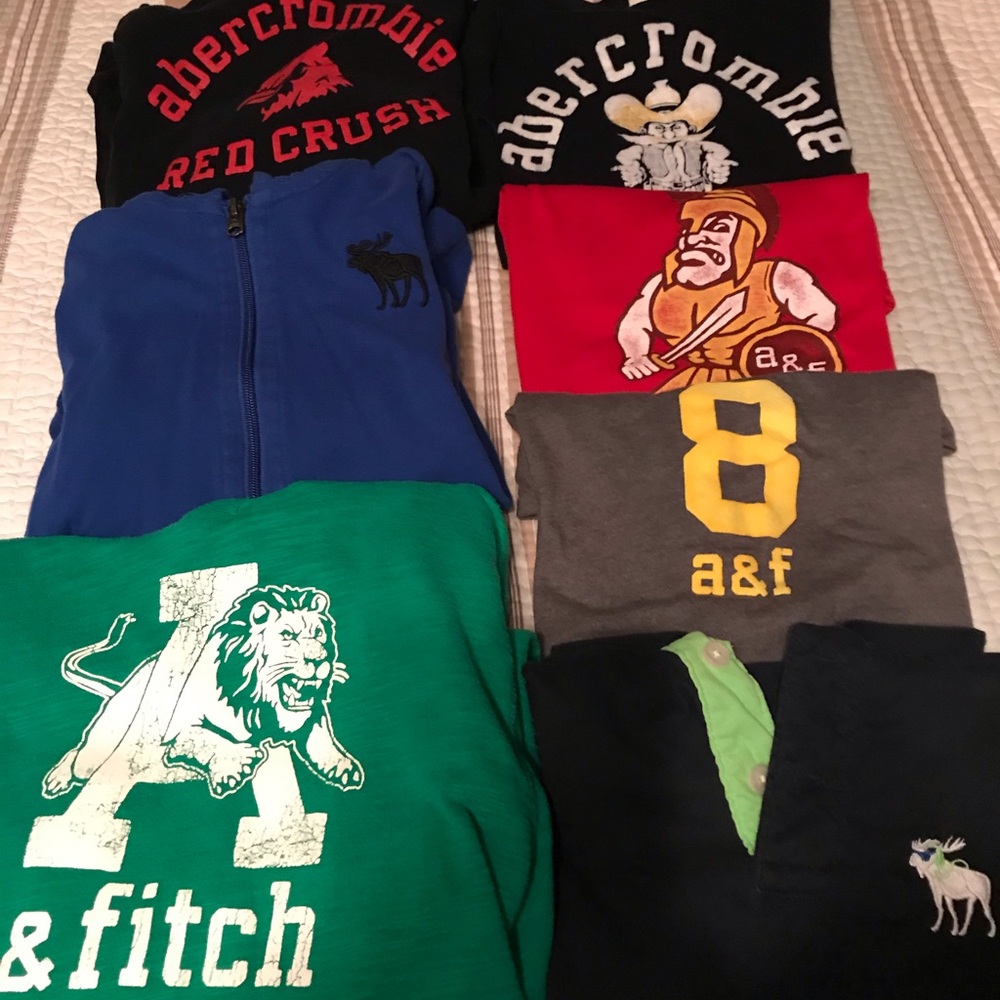 Abercrombie kids lot size XL